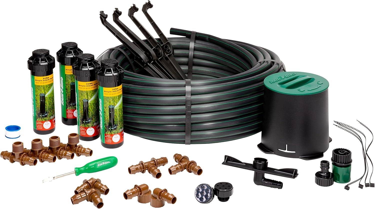 Rain Bird 32ETI DIY Self Install In-Ground Automatic Sprinkler System Kit